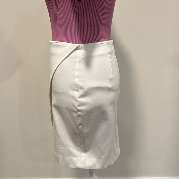 Banana Republic White Skirt Size 2 - Picture 3 of 8